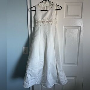 Michaelangelo Vintage Girls Size 8 Wedding Flower Girl Dress